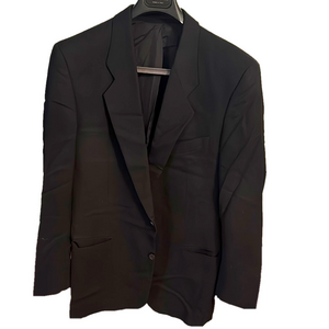Hugo boss Men's Black Blazer 100% wool 40L